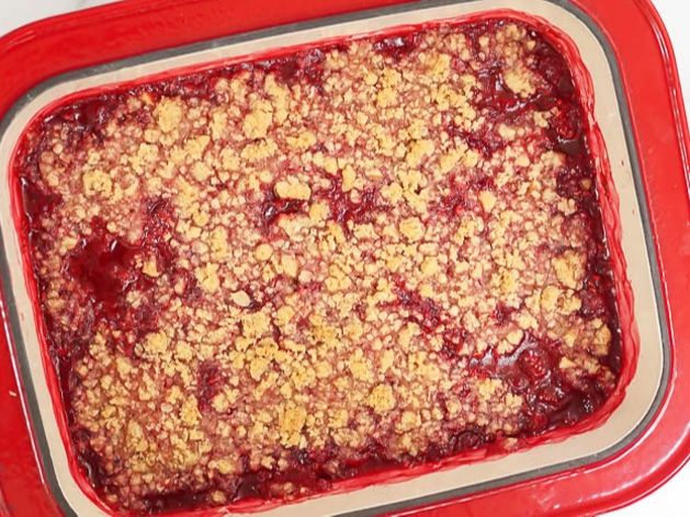 Raspberry Crisp wide display