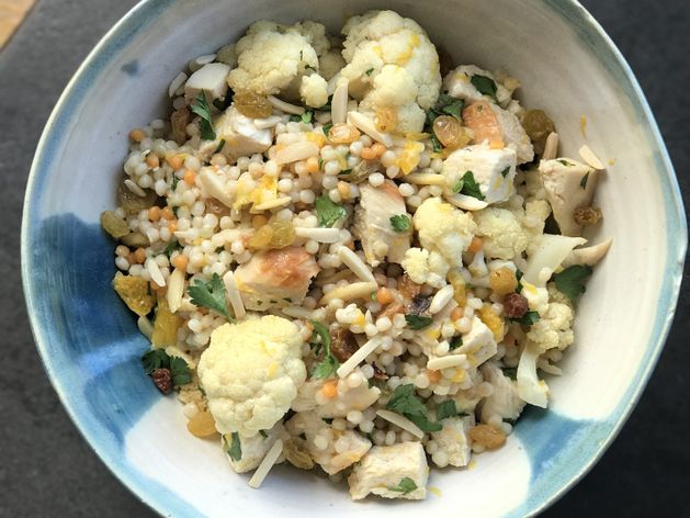 Couscous with Chicken and Cauliflower wide display