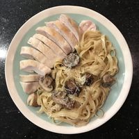 Mushroom Pasta with Chicken