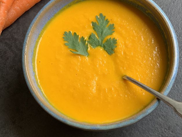 Carrot Ginger Soup wide display