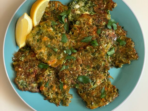 Zucchini Cakes wide display