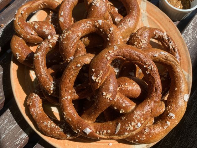 Pretzels wide display