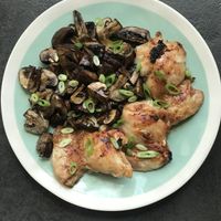 Soy Ginger Chicken with Mushrooms