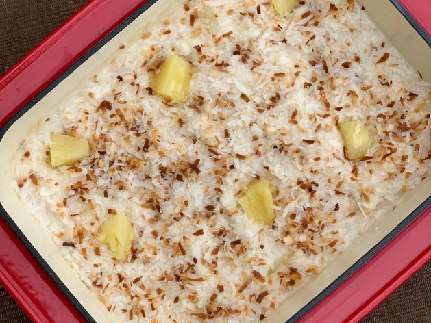 Coconut & Pineapple Rice Pudding wide display