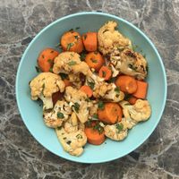 Moroccan-Spiced Carrots and Cauliflower