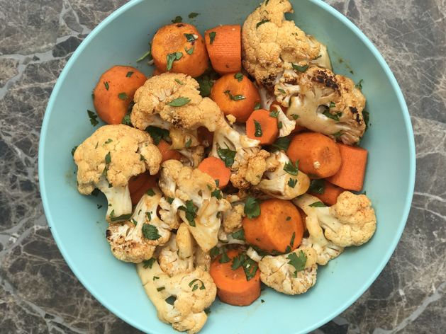 Moroccan-Spiced Carrots and Cauliflower wide display