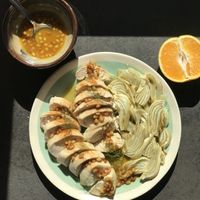 Chicken Breasts and Fennel with Agrodolce Sauce
