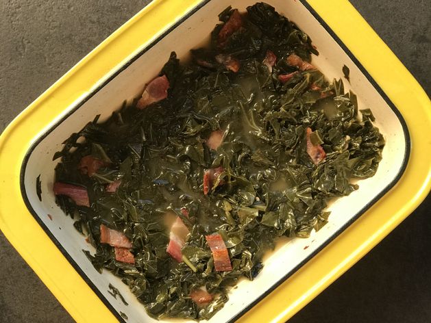 Collard Greens with Bacon wide display