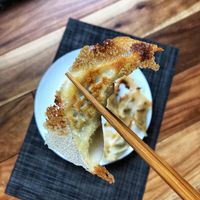 Potstickers with Crispy Skirt