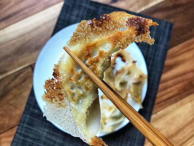 Potstickers with Crispy Skirt wide display