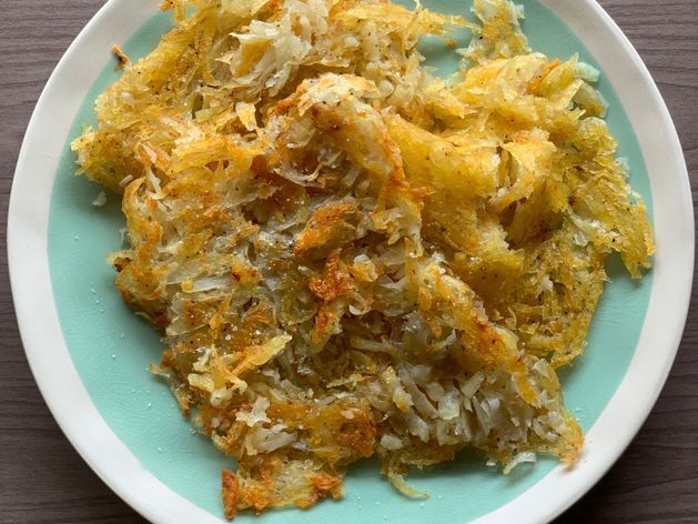 Hash browns wide display