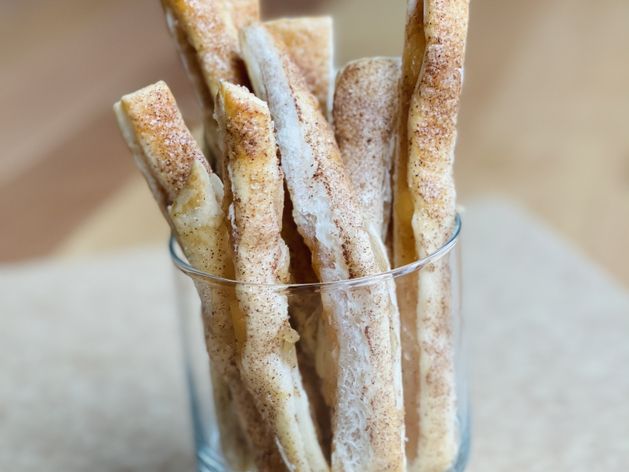Apple Pie "Fries" wide display