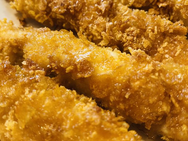 Cornflakes and Honey Crusted Chicken Tenders wide display