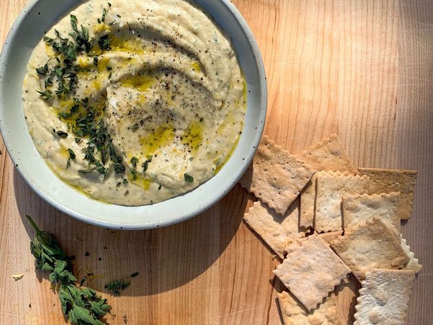 Roasted Garlic + White Bean Dip wide display