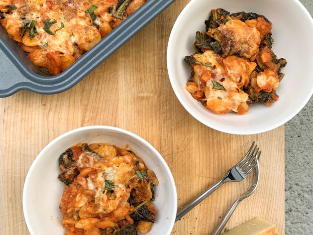 White Bean + Tomato Bake wide display