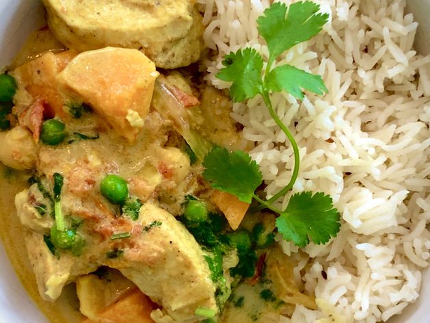 Indian Coconut Curry wide display