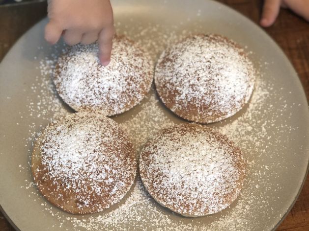 Cinnamon-Apple Mini Pancake Muffins wide display