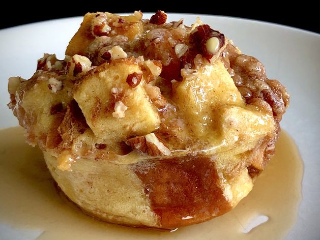 French Toast Muffins with Cinnamon Pecan Streusel wide display