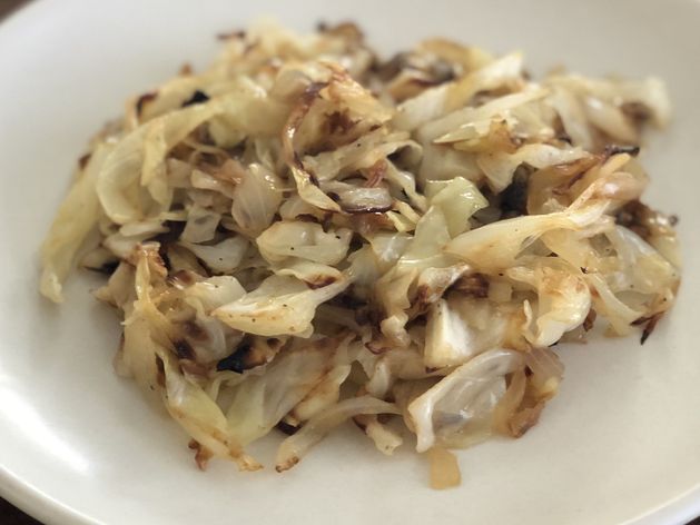 Caramelized Cabbage and Onions wide display