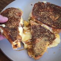 Parmesan-Crusted Grilled Cheese Sandwiches