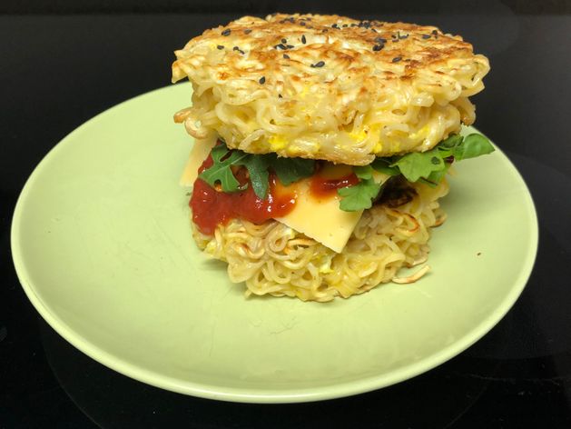 Ramen Burger wide display