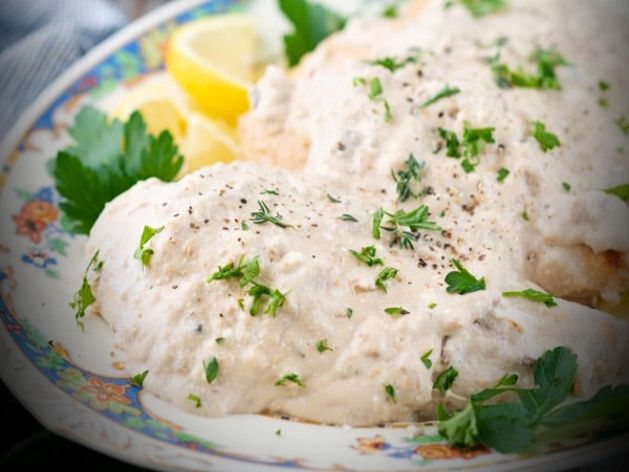 Chicken Breast (boneless skinless) w/ Cream of Mushroom wide display