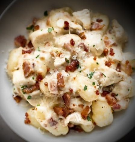 Chicken and Gnocci wide display