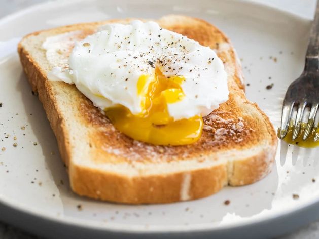 Poached Eggs and Toast (4 Eggs and Toast) wide display