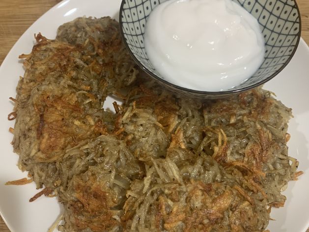 Vegan Potato Latkes wide display