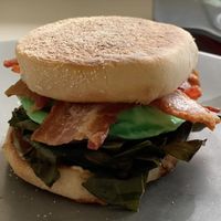 Green Eggs & Ham Breakfast Sandwich
