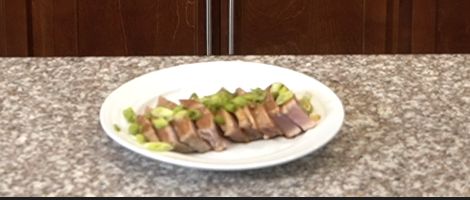 Seared Yellowfin Steak wide display