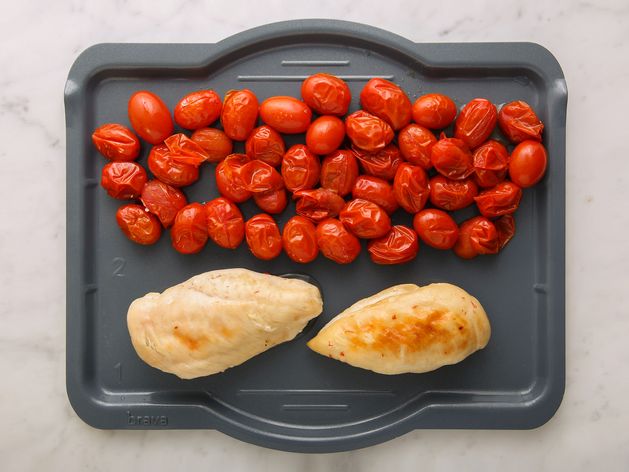 Chicken Breasts and Cherry Tomatoes