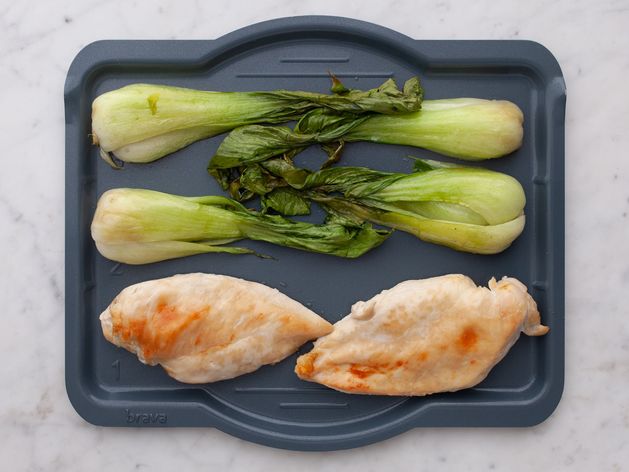 Chicken Breasts and Bok Choy