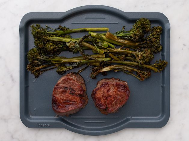 Filet Mignon and Baby Broccoli