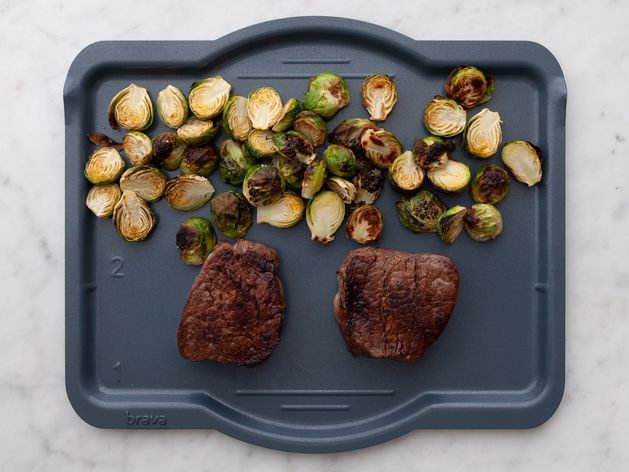 Filet Mignon and Brussels Sprouts