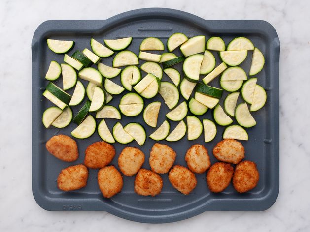 Chicken Nuggets and Zucchini