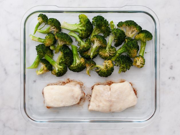 Halibut and Broccoli