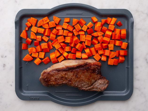 NY Strip Steak and Carrots