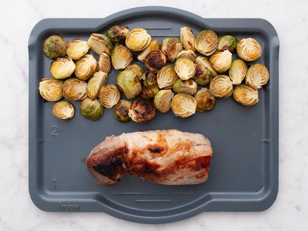 Pork Tenderloin and Brussels Sprouts