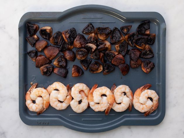 Shrimp and Mushrooms