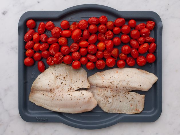 Tilapia and Cherry Tomatoes