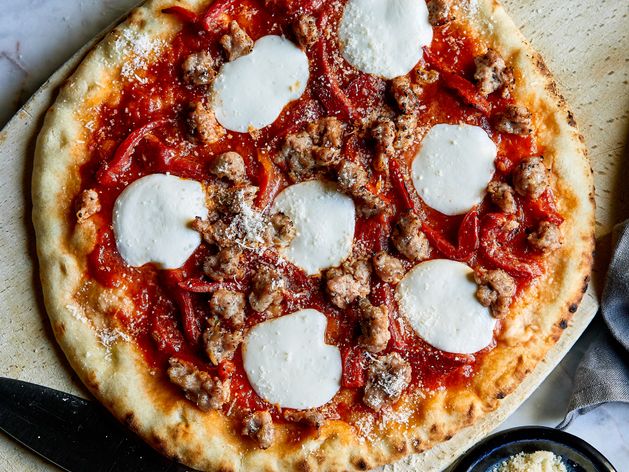 Sweet Italian Sausage Pizza