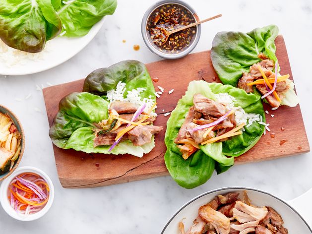 Korean Pork Lettuce Cups