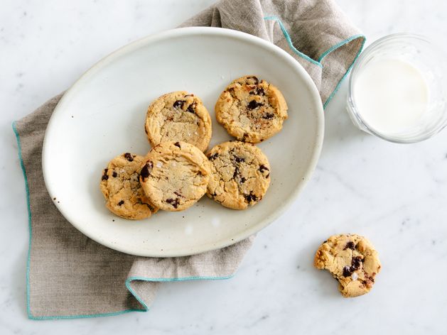 Salted Chocolate Chip Cookies