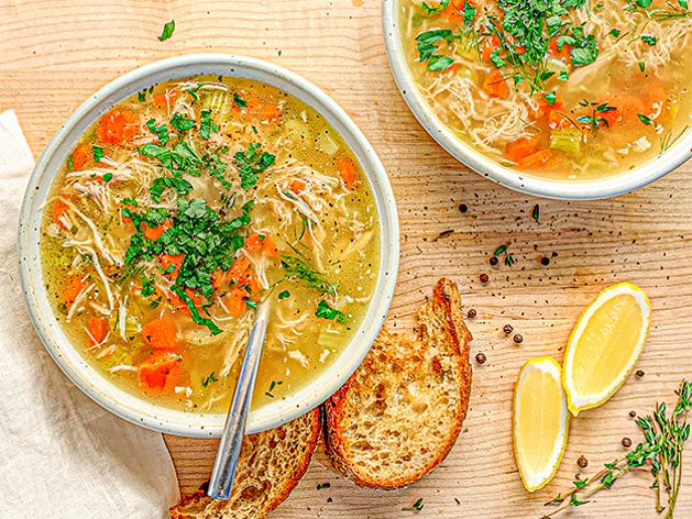 Slow Cooked Chicken Soup