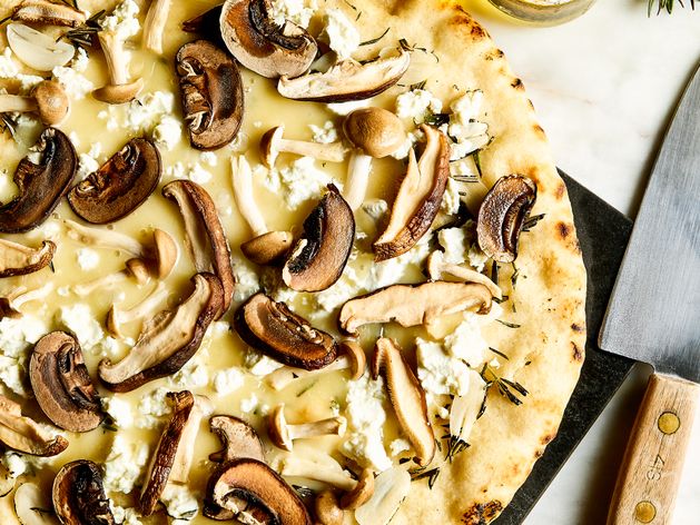 Wild Mushroom and Fontina Pizza