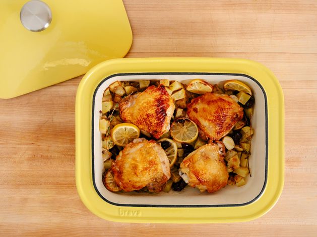 Braised Lemon Chicken Thighs