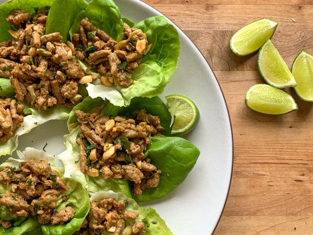 Ground Turkey Lettuce Cups