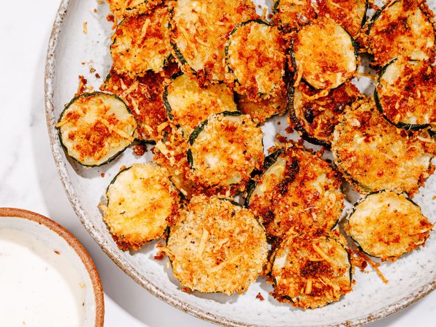 Air-Fried Zucchini Coins