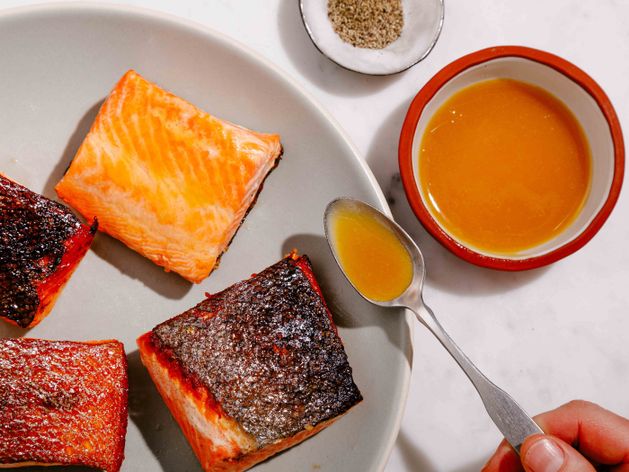 Honey Mustard Glazed Salmon